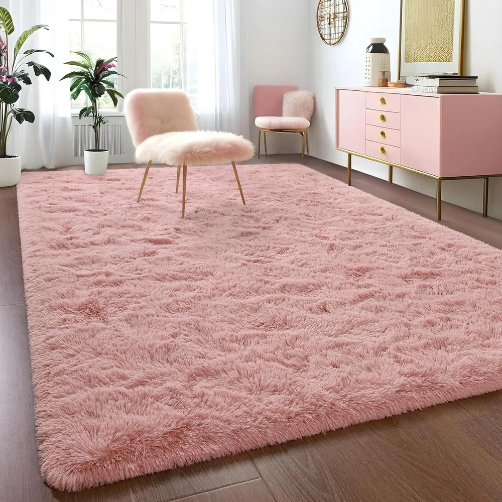 Fluffy Area Rug For Bedroom And Living Room With Non Slip Backing 19