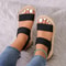 Minimalist Slingback Wedge Sandals Lightweight Summer Slides For Women 3