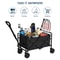 Foldable Garden Wagon Cart Portable Camping Utility Trolley 3