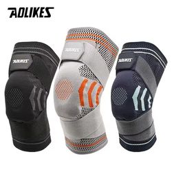 adjustable knee brace compression support strap for pain relief and sports