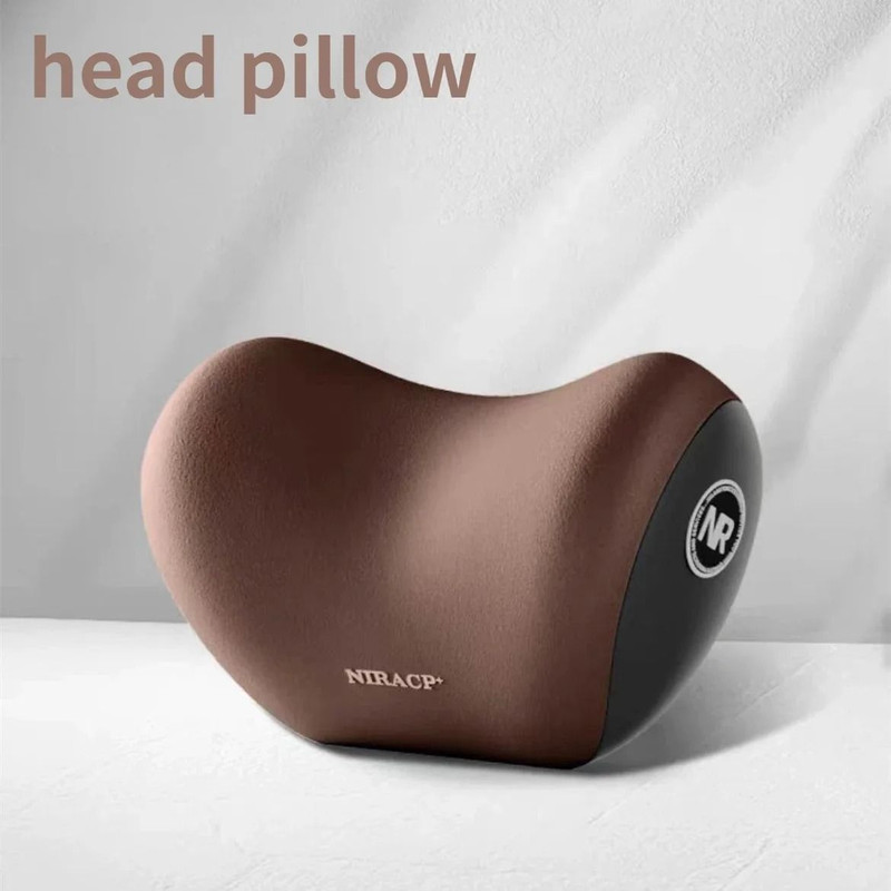 Car Memory Foam Neck Pillow And Lumbar Cushion Backrest Support 9