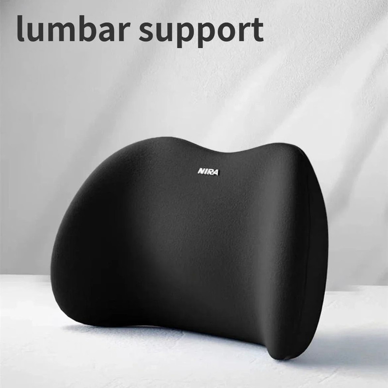 Car Memory Foam Neck Pillow And Lumbar Cushion Backrest Support 10
