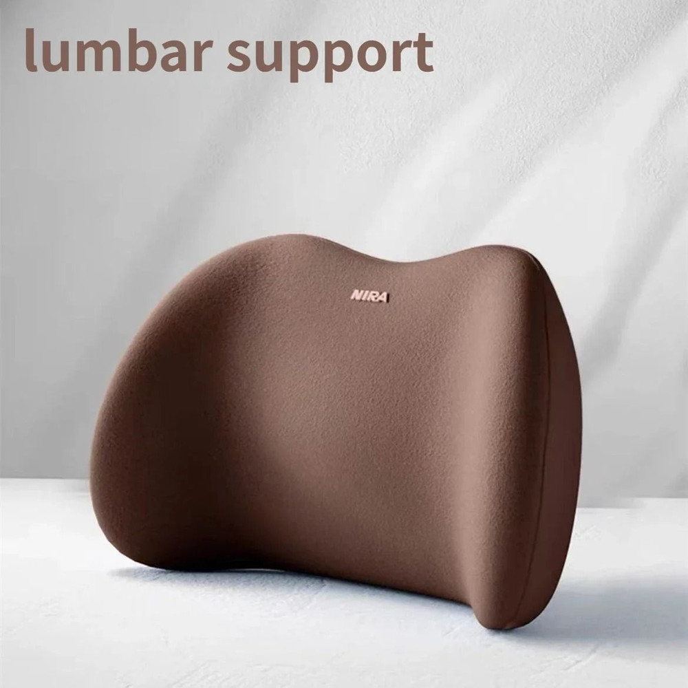 Car Memory Foam Neck Pillow And Lumbar Cushion Backrest Support 12