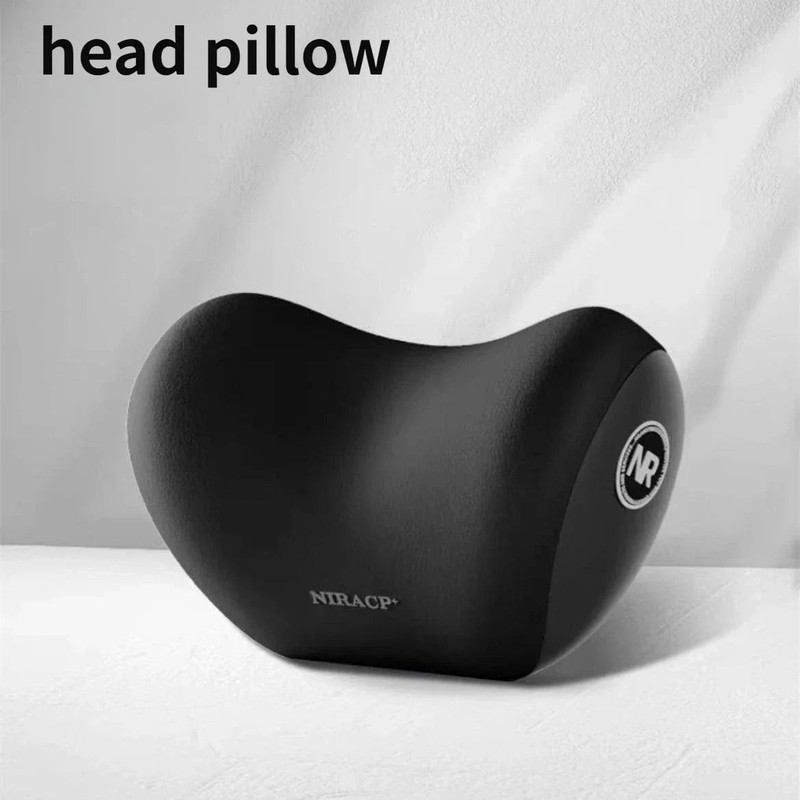 Car Memory Foam Neck Pillow And Lumbar Cushion Backrest Support 7