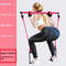 Pilates Stick Adjustable Fitness Bar With Resistance Bands For Home Workout 1