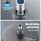 Large Rainfall Shower Head 6 Mode High Pressure Bathroom Faucet 5