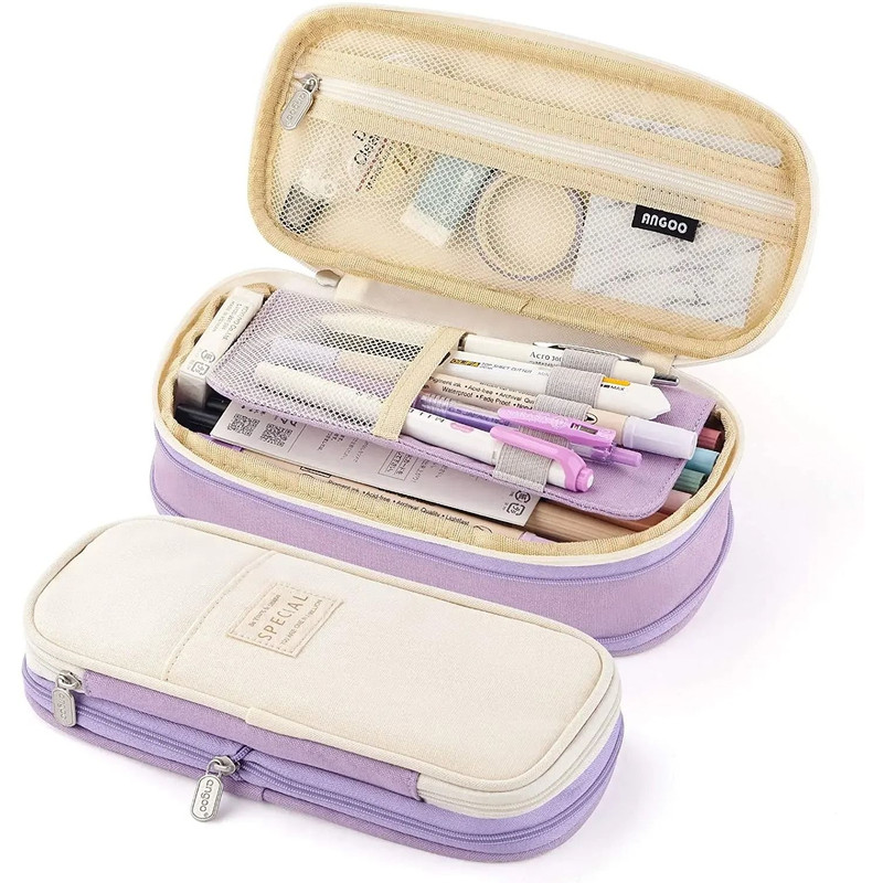 Large Capacity Pencil Case Organizer Pouch For Students And Office 13