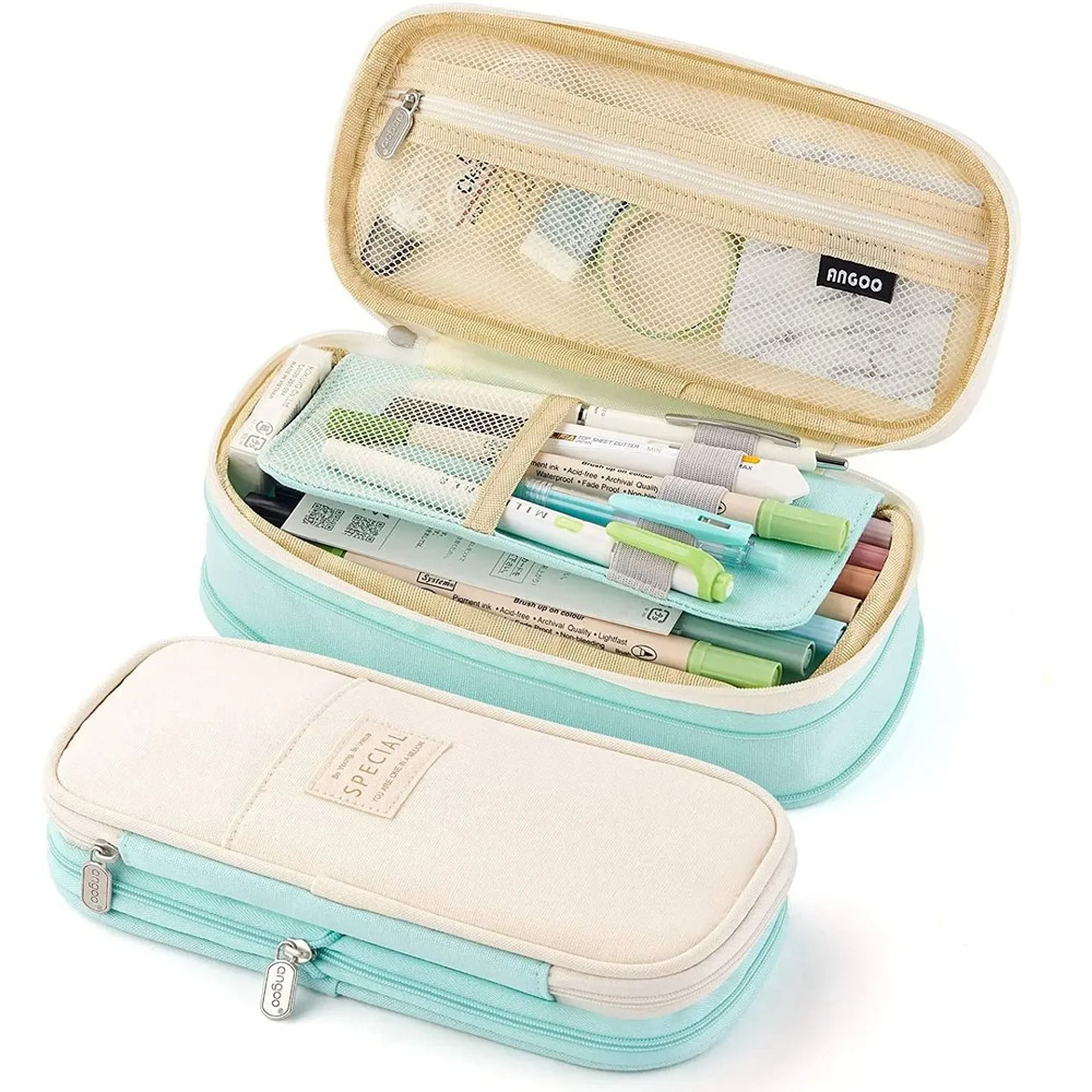 Large Capacity Pencil Case Organizer Pouch For Students And Office 14