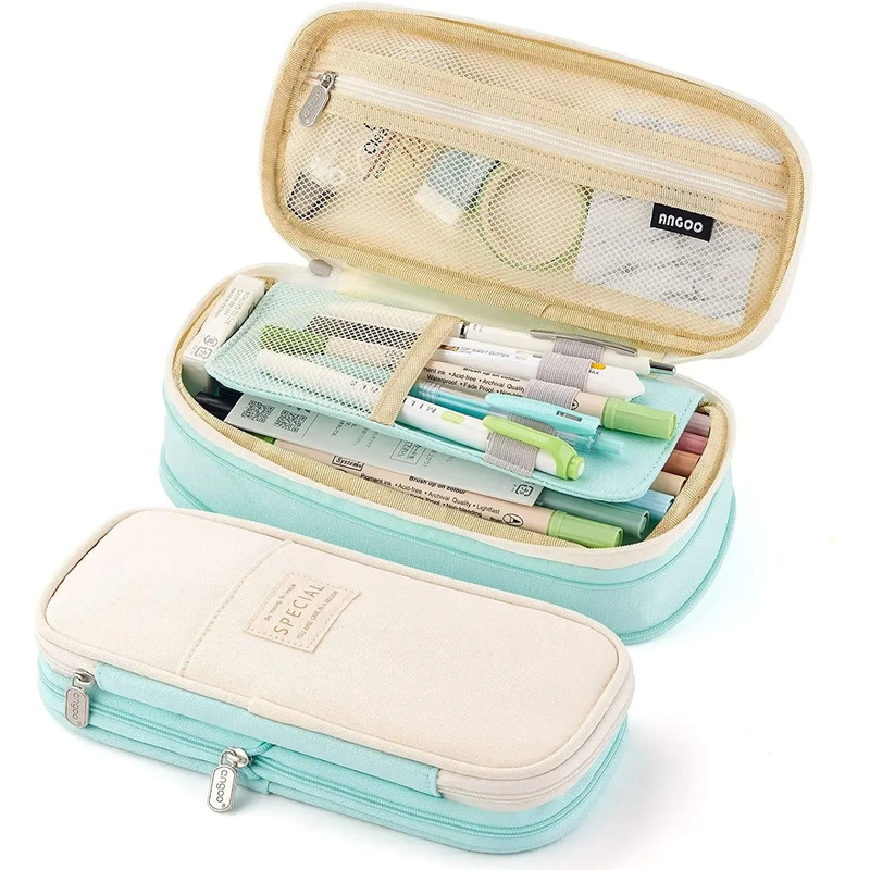 Large Capacity Pencil Case Organizer Pouch For Students And Office 14