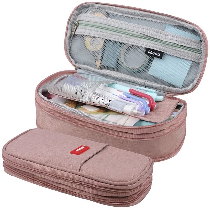 Large Capacity Pencil Case Organizer Pouch For Students And Office 17