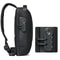 Men USB Crossbody Bag Waterproof Anti Theft Chest Pack With Code Lock And Charging Port 4