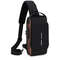 Men Crossbody Bag PU Leather AntiTheft Shoulder Chest Bag With USB Charging 9