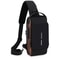 Men Crossbody Bag PU Leather AntiTheft Shoulder Chest Bag With USB Charging 9