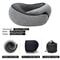 Memory Foam Neck Support Pillow With Head Cushion For Travel And Camping 9