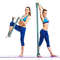 Elastic Yoga Stretching Strap With Loops For Flexibility And Balance 6