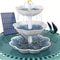 Solar Bird Bath Fountain With 3 Tiered Basin And Detachable 25W Pump For Outdoor Garden Decoration 0