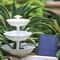 Solar Bird Bath Fountain With 3 Tiered Basin And Detachable 25W Pump For Outdoor Garden Decoration 2