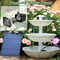 Solar Bird Bath Fountain With 3 Tiered Basin And Detachable 25W Pump For Outdoor Garden Decoration 7