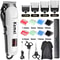 Professional Rechargeable Hair Clipper With LED Display And Multiple Comb Attachments 0