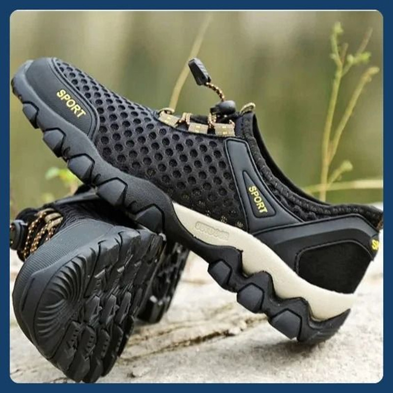 Breathable Mesh Hiking Sneakers Lightweight Casual Tennis Shoes 0