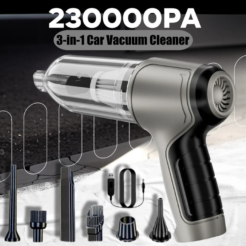 Car Vacuum Cleaner Mini Wireless Handheld Blower And Air Duster 0