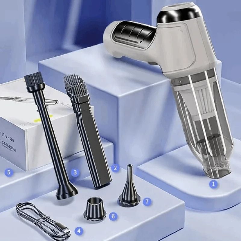 Car Vacuum Cleaner Mini Wireless Handheld Blower And Air Duster 6