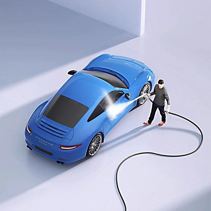 Expandable Garden Water Hose Reel With High Pressure Flexible Watering Pipe 6