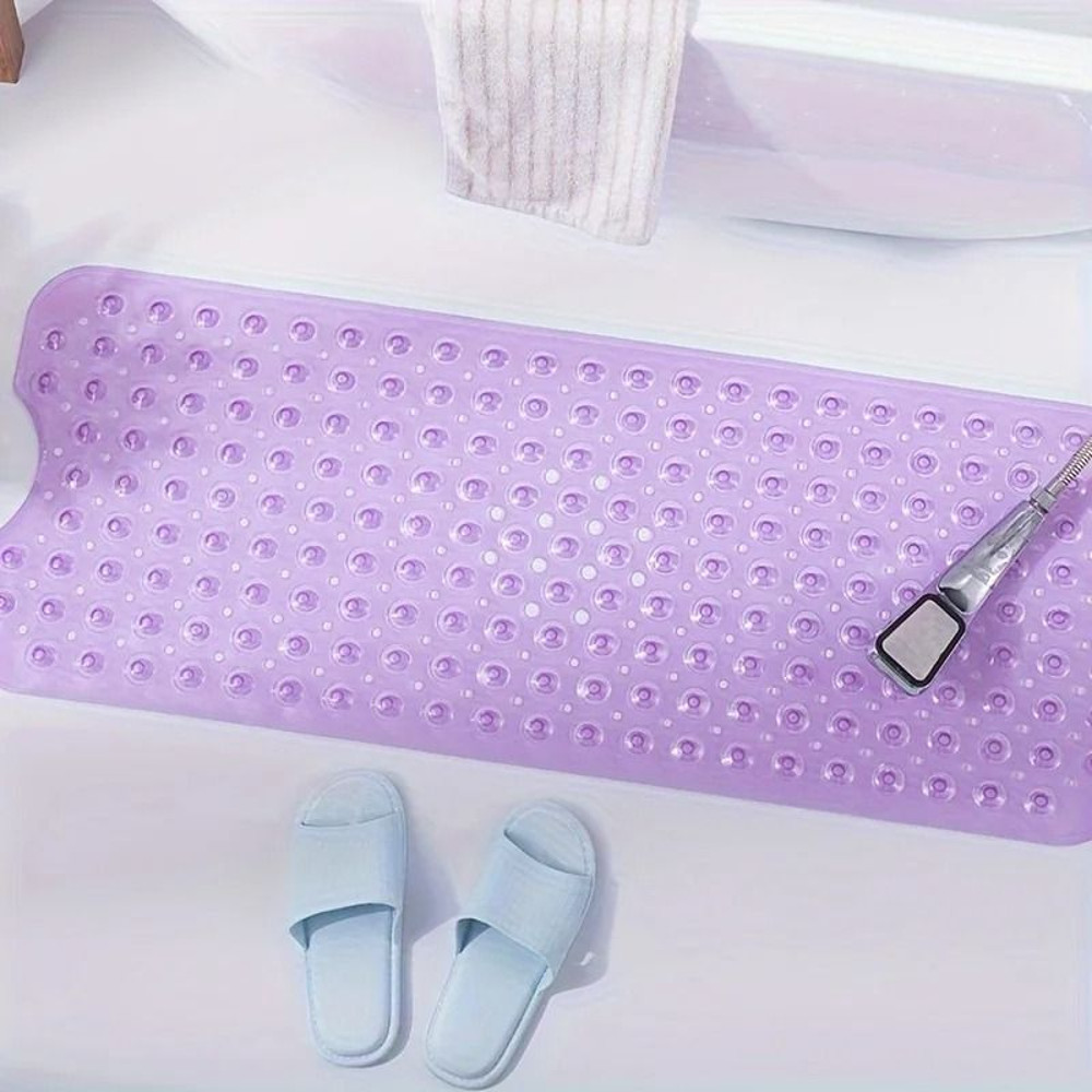 Non Slip Shower Mat With Drain Holes And Suction Cups 10