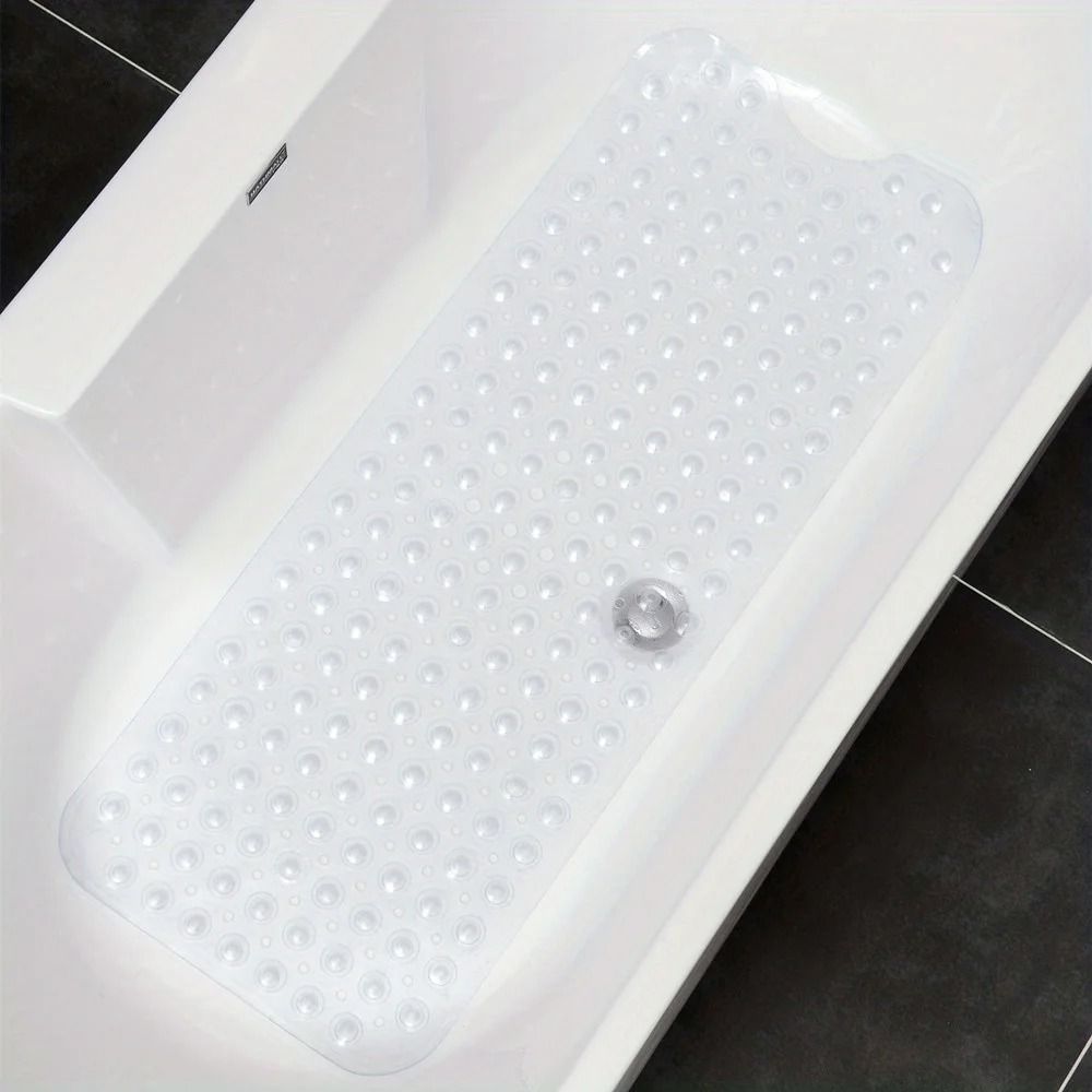 Non Slip Shower Mat With Drain Holes And Suction Cups 11