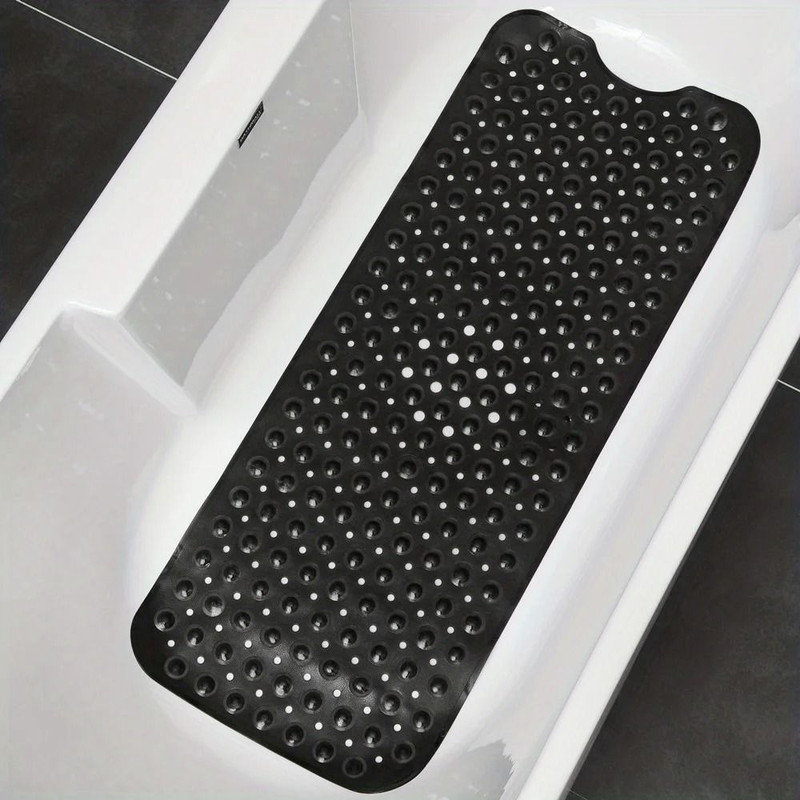 Non Slip Shower Mat With Drain Holes And Suction Cups 12