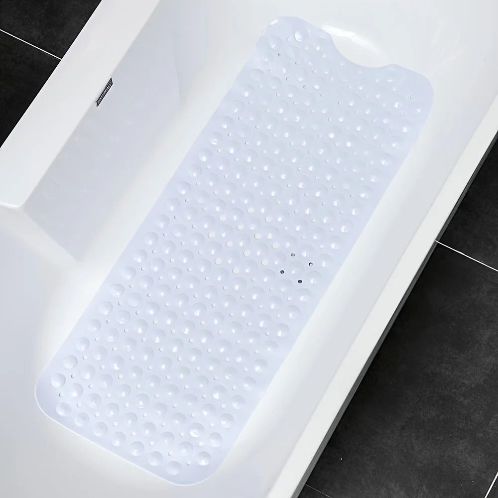 Non Slip Shower Mat With Drain Holes And Suction Cups 2