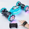 4WD RC Drift Car With Music LED Lights Gesture Remote Spray Stunt Car 12