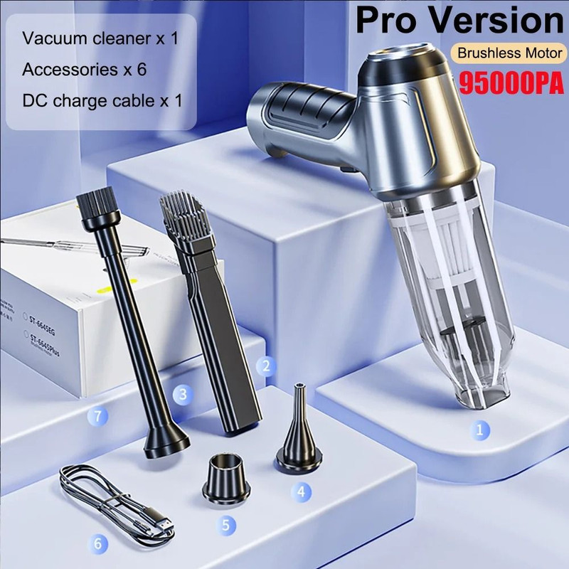 Wireless Car Vacuum Cleaner Portable Handheld 2 In 1 Vacuum And Blower 10