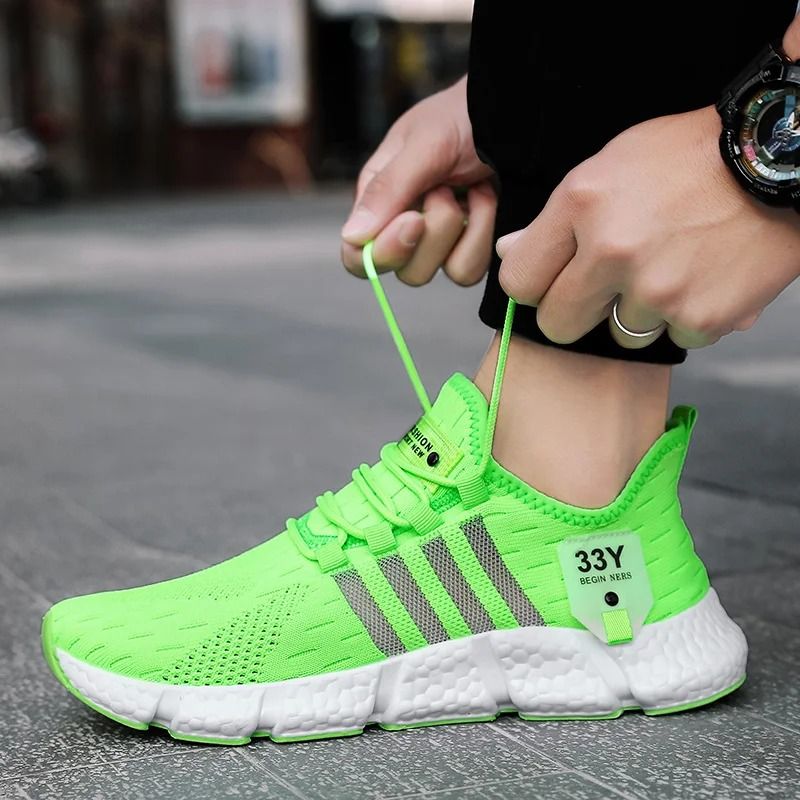 Mens Breathable Mesh Lightweight Walking And Running Sneakers 6