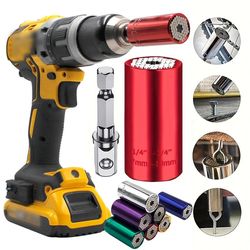 universal socket wrench power drill adapter hand tool 7–19mm