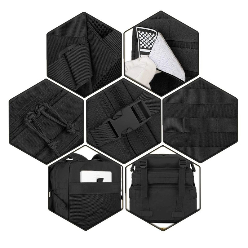 45L Tactical Backpack Molle Assault Pack Hiking Camping Bug Out Bag 4