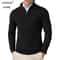 Mens Quarter Zip Mock Neck Slim Fit Lightweight Pullover Sweater 0