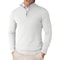 Mens Quarter Zip Mock Neck Slim Fit Lightweight Pullover Sweater 1