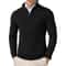 Mens Quarter Zip Mock Neck Slim Fit Lightweight Pullover Sweater 7