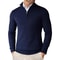 Mens Quarter Zip Mock Neck Slim Fit Lightweight Pullover Sweater 8