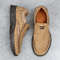 Men Leather Casual Loafers Breathable Comfortable Flat Sneakers 7