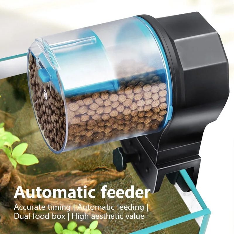 Automatic Fish Tank Feeder Intelligent Large Capacity Aquarium Feeder 1