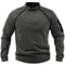 Men Tactical Outdoor Fleece Jacket Warm Windproof Thermal Hiking Pullover 9