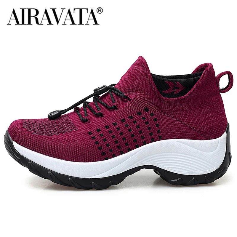 Women Breathable Walking Sneakers Non Slip Casual Shoes 6