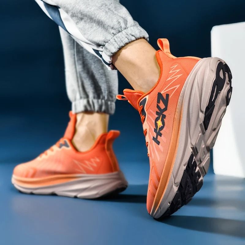 Mens Sports Running Shoes Breathable Mesh Thick Sole Outdoor Sneakers 4