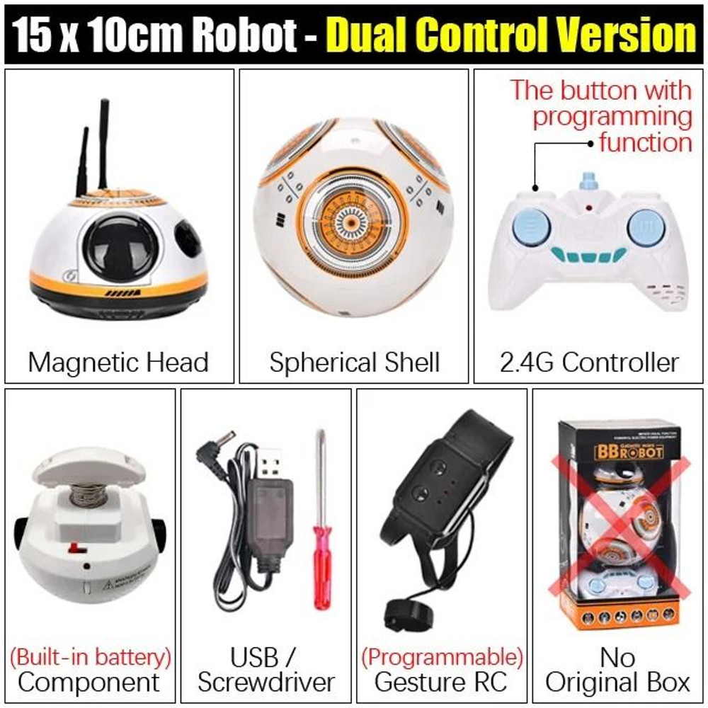 RC Robot Remote Control Intelligent Car Toy With Gesture Sensor And Sound 12