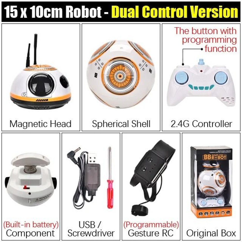 RC Robot Remote Control Intelligent Car Toy With Gesture Sensor And Sound 13