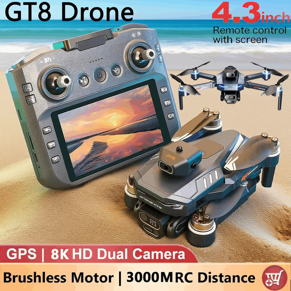 Professional Drone With 4K 6K 8K Camera Obstacle Avoidance And Folding Design 0