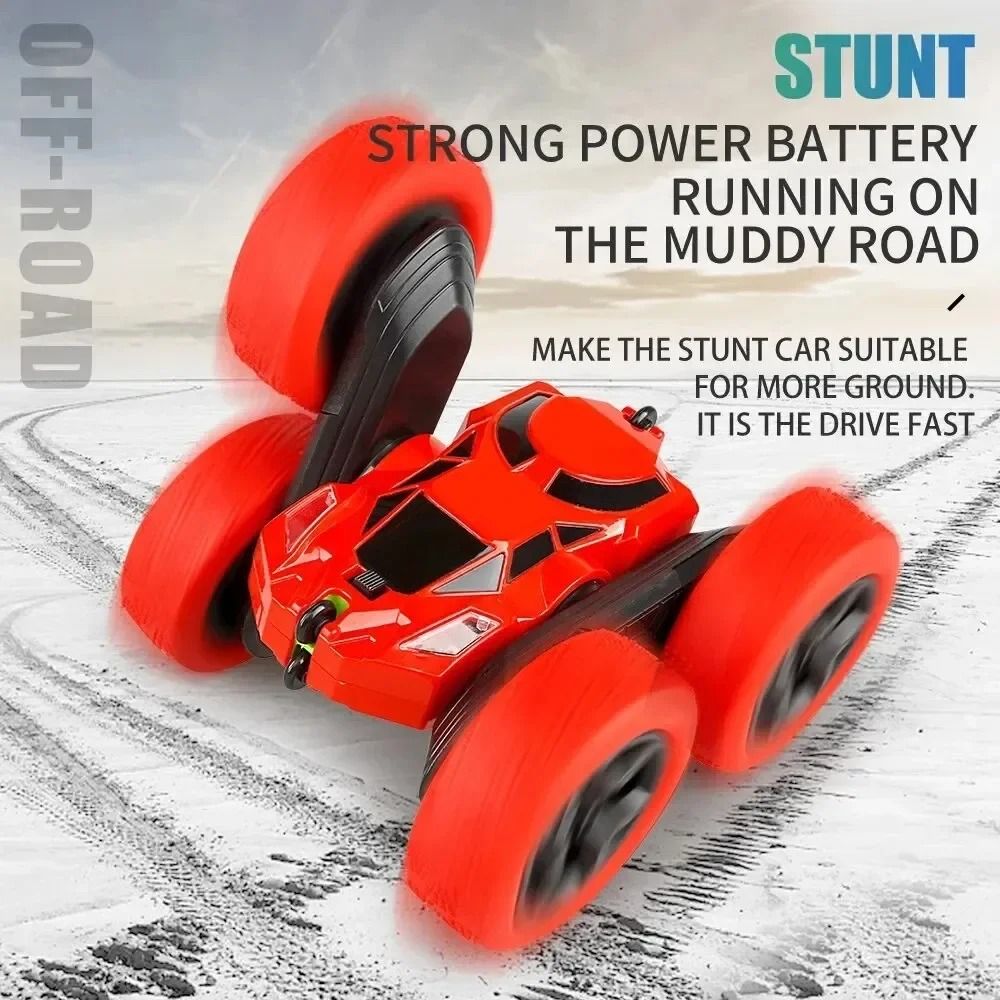 RC Stunt Car Double Sided Flip Remote Control Off Road Drift Car For Kids 3