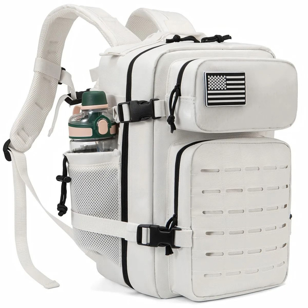 25L Tactical Backpack With MOLLE System And Bottle Holder For Hiking Fitness And Survival 10